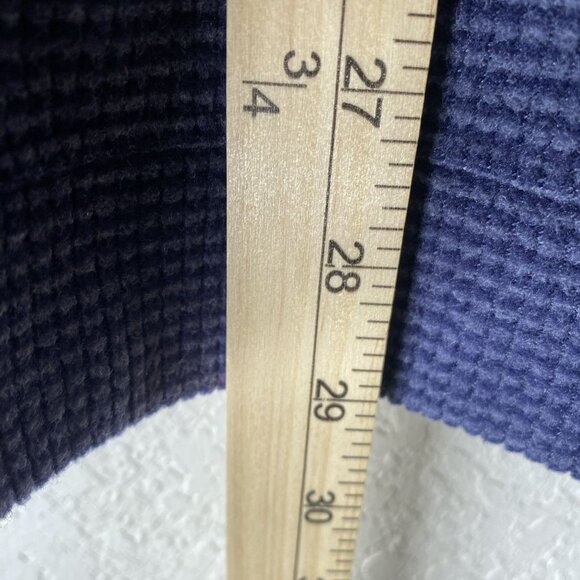 Denim & Co.  Waffle Knit Pullover Sweater Womens XL Blue Pockets Cozy Comfy Fall - Picture 16 of 16